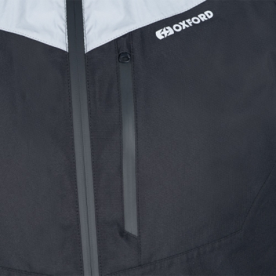 FLY RACING - Bunda ENDEAVOUR WATERPROOF, (čierna/šedá reflexná, veľ. M)