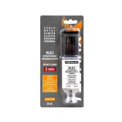 TECMAXX - Transparentné epoxidové lepidlo 5minút
