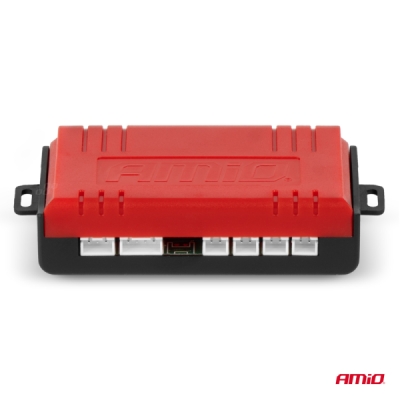 AMiO - Parkovací asistent LED-GRAF 4-senzorové, biele
