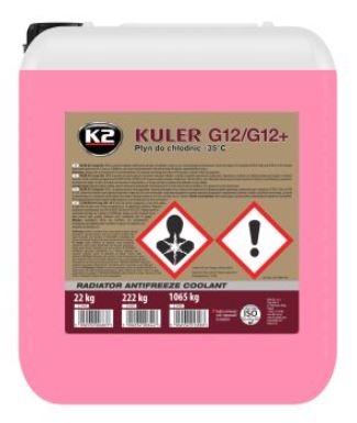 K2 - Nemrznúca zmes červená (G12/G12+) -35°C 20L