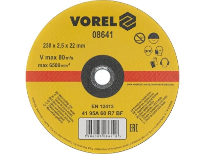 Vorel rezný kotúč na kov 230×2,5×22 mm