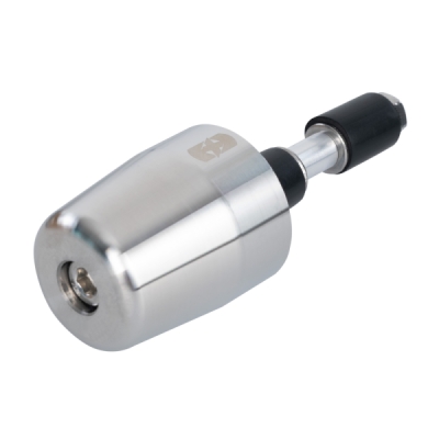 OXFORD - závažie riadidiel BAR END s redukciou pre vnútorný priemer 13 a 18 mm (vonkajšie 22 a 28,6 mm), (strieborné, pár)