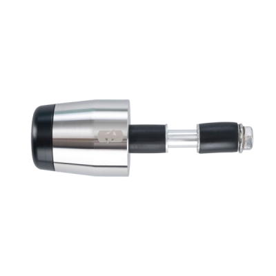 OXFORD - závažie riadidiel BAR END s redukciou pre vnútorný priemer 13 a 18 mm (vonkajší 22 a 28,6 mm), (strieborné/čierne, pár)