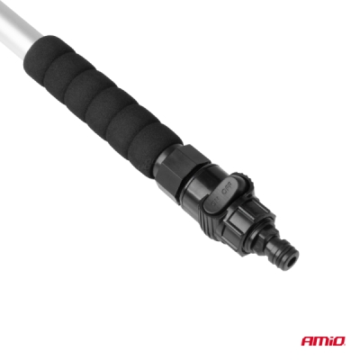 AMiO - Teleskopická prietoková kefa z mikrovlákna na umývanie auta 67-100 cm