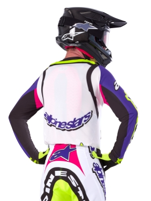 ALPINESTARS - dres SUPERTECH SX limitovaná edícia DIRT STUDIOS, (biela/fialová/ružová/žltá fluo, veľ. S)