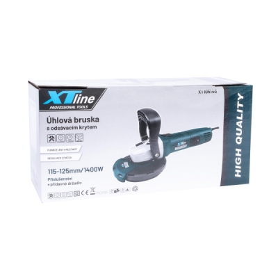XTline - Brúska s odsávacím krytom 125mm 1400W