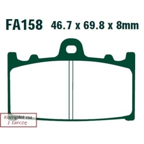 EBC - Brzdové doštičky SUZUKI GSX 1250 SPORTS TOURING (10-14)/ GSF 1250 (BEZ ABS) (07-11)/ GSF 1200 ( (06))