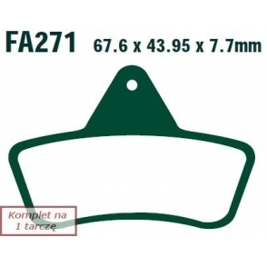 EBC - Brzdové doštičky ARCTIC CAT (ATV) 250 2 X 4 UTILITY (99-04)