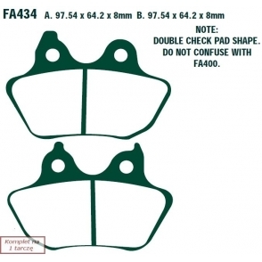 EBC - Brzdové doštičky HARLEY DAVIDSON® FLSTF/FLSTFI FAT BOY (07)