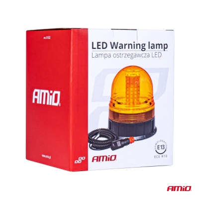 AMiO - Výstražný LED maják WAR09M, ECE R10 60LED 12/24V IP56
