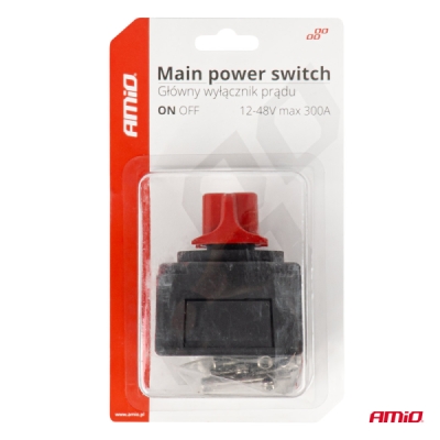 AMiO - Hlavný vypínač autobatérie hebel 12-48V max.300A