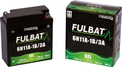 Batéria 6V, 6N11A-1B/3A GEL, 11Ah, 90A, bezúdržbová GEL technológia 121x58x130 FULBAT (aktivovaná vo výrobe)