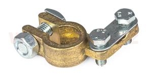 mosazná bateriová svorka 17.5 mm Clasic +