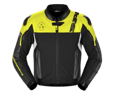 FLY RACING - Bunda DP-PROGRESSIVE HYBRID, (čierna/žltá fluo, veľ. 54)