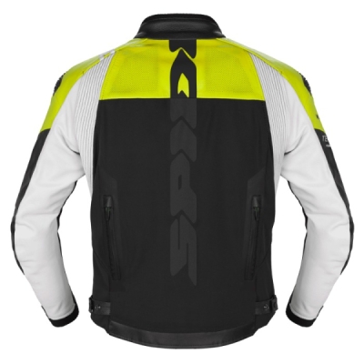FLY RACING - Bunda DP-PROGRESSIVE HYBRID, (čierna/žltá fluo, veľ. 54)