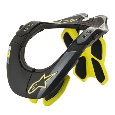 ALPINESTARS - chránič krčnej chrbtice BNS TECH-2, (čierna/žltá fluo, veľ. XS/M)
