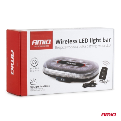 AMiO - Bezdrôtová svetelná lišta LED R65 R10 326x186x63 26W 12/24V