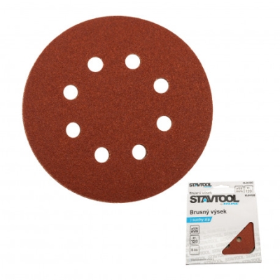 STAVTOOL - Výsek - suchý zips p125mm/P60
