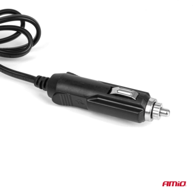 AMiO - Predlžovacia zásuvka 1x USB-A 1x USB-C QC4.0 12/24V 120W 80cm