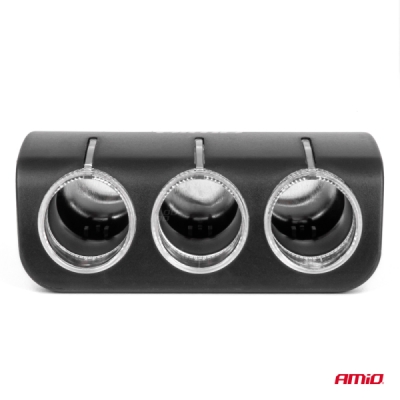 AMiO - Predlžovacia zásuvka 12/24V 120W 90°