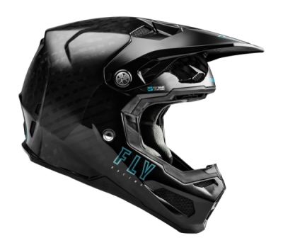 FLY RACING - prilba FORMULA S CARBON, (čierna, veľ. M)