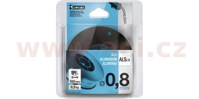 svařovací drát hliník/AlSi5 GYS MIG/MAG 0.8 mm, plastová cívka průměr 100 mm, 0.5 kg, pro slitiny hliníku s max. 7% příměsí křemík