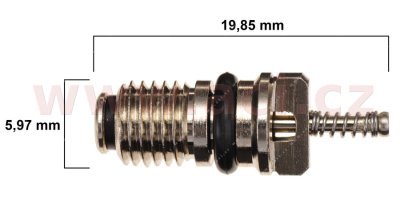 ventil klimatizace R134a M6