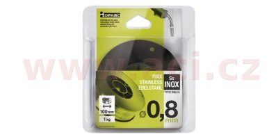 svařovací drát nerez/ GYS, 0.8 mm, plastová cívka průměr 100 mm, 1 kg