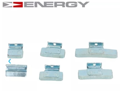 ENERGY - Vyvažovacie závažia nabíjacie na oceľové disky mix 225ks