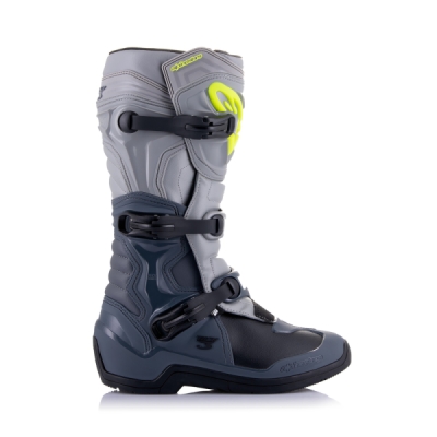 ALPINESTARS - Topánky TECH 3, (svetlo šedá/šedá/čierna/žltá fluo, veľ. 47)