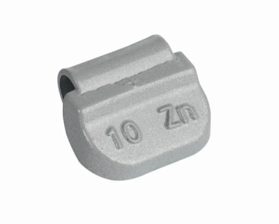 Narážacie závažia INVENTO Zn 10 g na oceľové disky, nepovlakované, 100 ks