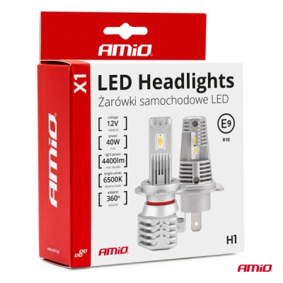 AMiO - LED žiarovky hlavného svietenia H1 X1 Series AMiO
