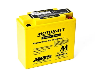 Motobatt - Motobatéria Quadflex AGM 12V, 22AH, 220A P+