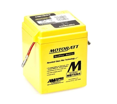 Motobatt - Motobatéria Quadflex AGM 6V 4AH, 90A L+