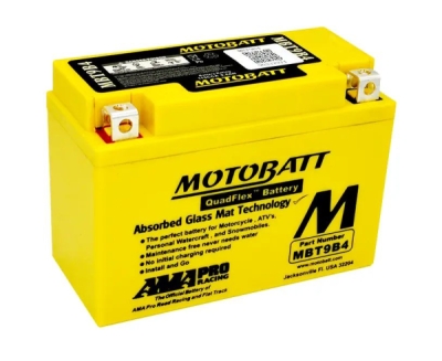 Motobatt - Motobatéria Quadflex AGM 12V, 9AH, 115A L+