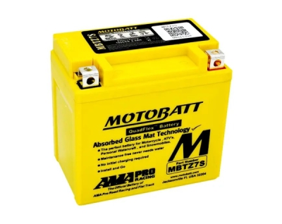 Motobatt - Motobatéria Quadflex AGM 12V, 6.5AH, 100A P+