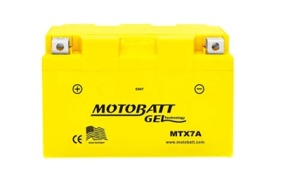 Motobatt - Motobatéria Gel 12V, 7AH, 110A L+