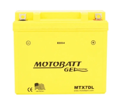 Motobatt - Motobatéria Gel 12V, 7AH, 110A P+