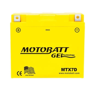 Motobatt - Motobatéria Gel 12V, 7AH, 110A L+