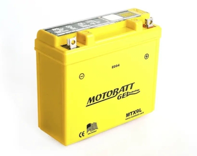 Motobatt - Motobatéria Gel 12V, 9AH, 125A P+