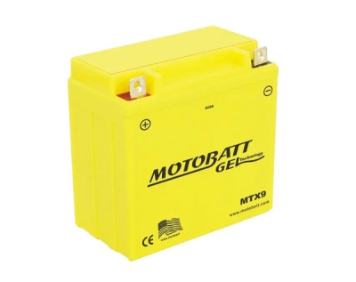 Motobatt - Motobatéria Gel 12V, 9AH, 125A L+