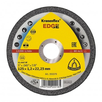 KLINGSPOR - Kotúč rezný 115x1,2x22,2 mm na OCEL/NEREZ/HLINÍK