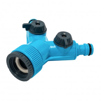 XTline - Rozdvojka s ventilom pre 2 rýchlospojky 3/4"