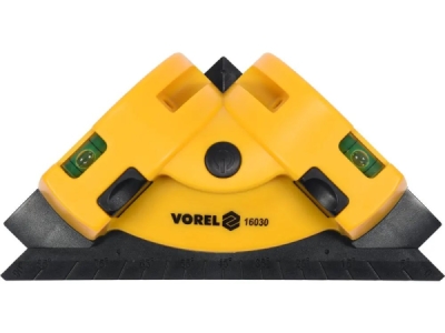 Vorel uhlový laser s 2 čiarami v uhle 90°