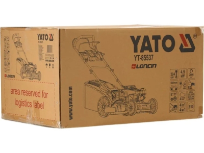 Yato - Benzínová kosačka 4.5kW rez Ø56cm