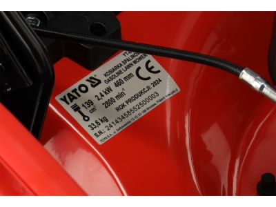 Yato - Benzínová kosačka 2.4kW rez Ø46cm