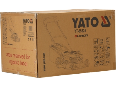 Yato - Benzínová kosačka 2.4kW rez Ø46cm
