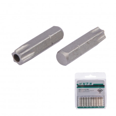 HONITON - Bit 1/4" T15 s otvorom L25mm (torx) RS S2 systém (balenie 10ks)