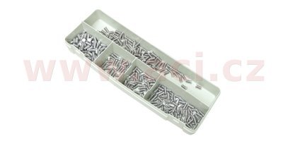 sada hlilníkových svorníků M4 (200x AlMg, 200x AlSi) ALU BOX LIGHT