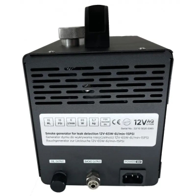 ROOKS OK-03.5020 Dymový detektor netesností, 12 V, 65 W, 6 l/min, 15 PSI